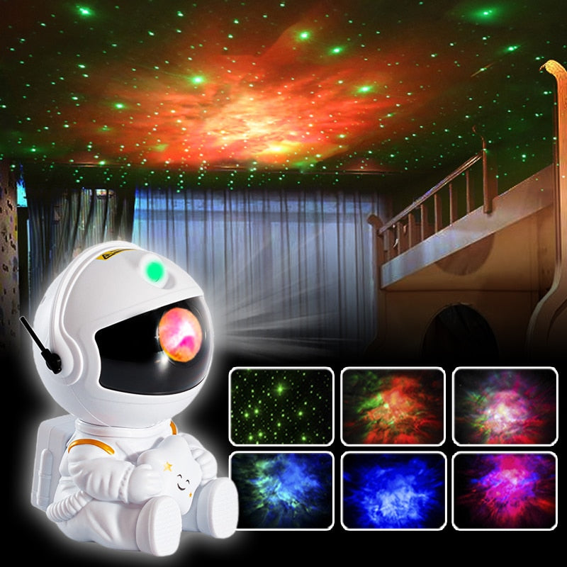 Galaxy Star Projector LED Night Light Starry Sky Astronaut Porjector –  NexaFuse
