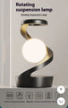 Rotating Moon Desk Lamp With Phone Wireless Charging Sensor Control Table Lamps Decorative Desktop Lamp Small Night Lamp Home De