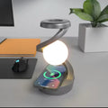 Rotating Moon Desk Lamp With Phone Wireless Charging Sensor Control Table Lamps Decorative Desktop Lamp Small Night Lamp Home De