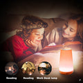 Night Light, LED Touch Bedside Table Lamp, 7 RGB Colours Changing, 5 Brightness Level Switch, Timing Function, Rechargable Remote Control Dimmable Light for Bedroom, Living Room