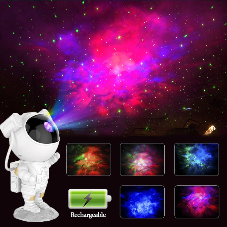 Astronaut Star Projector Light, LED Starry Projector with Nebula