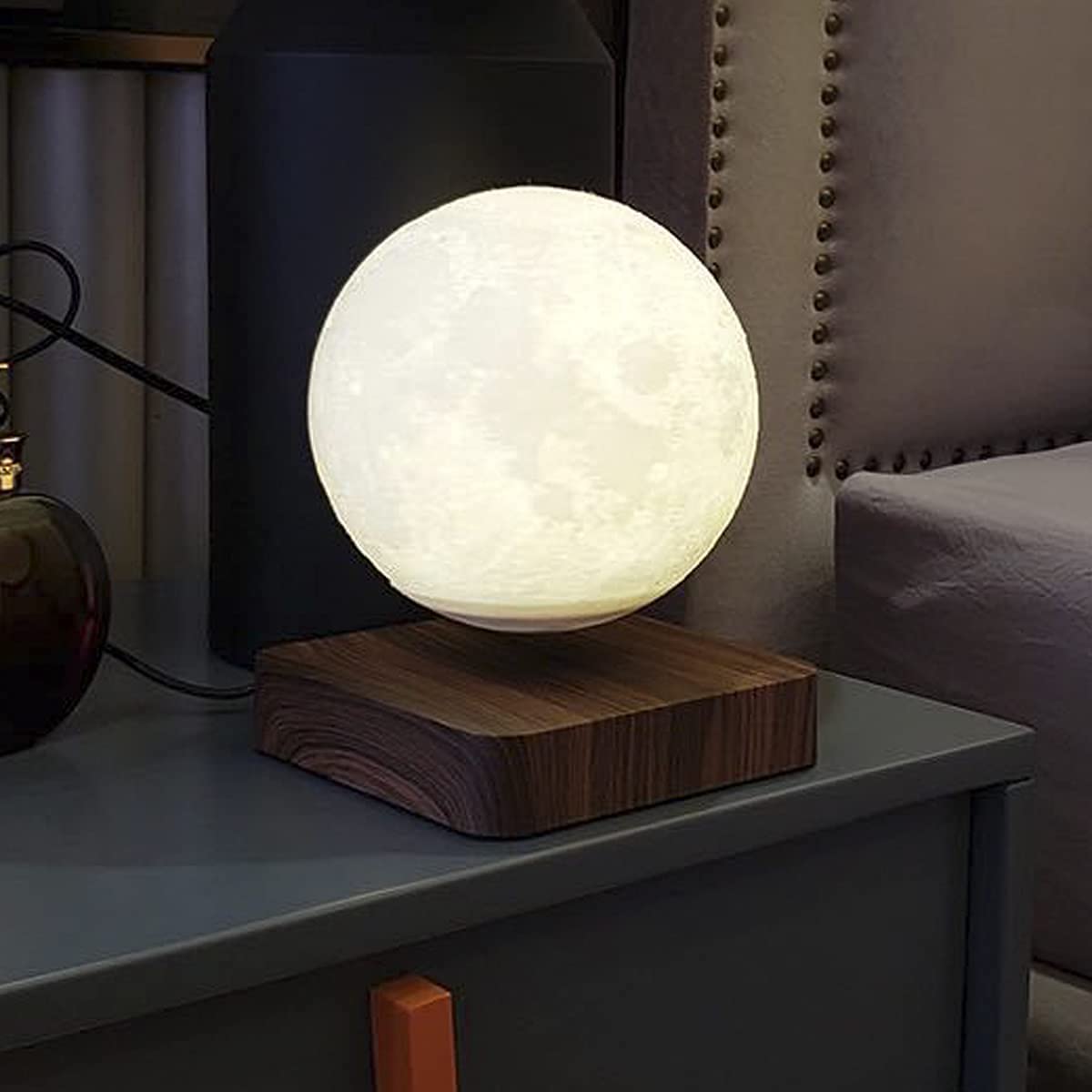 floating 3d moon night light lamp levitating