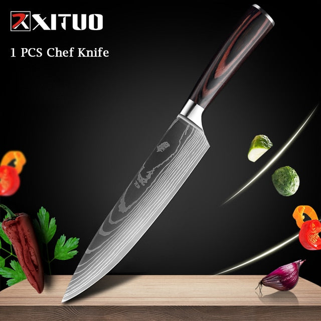 Stainless Steel Kitchen Knife Set, Chinese Kitchen Knife, Chef